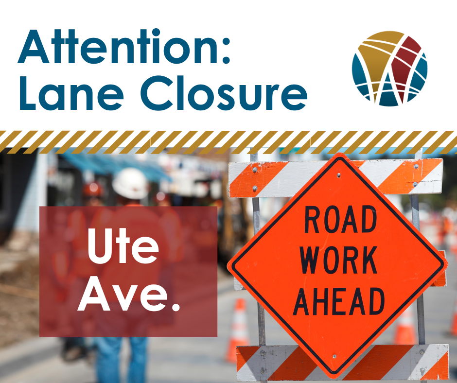 Lane Closure -Ute Facebook Post
