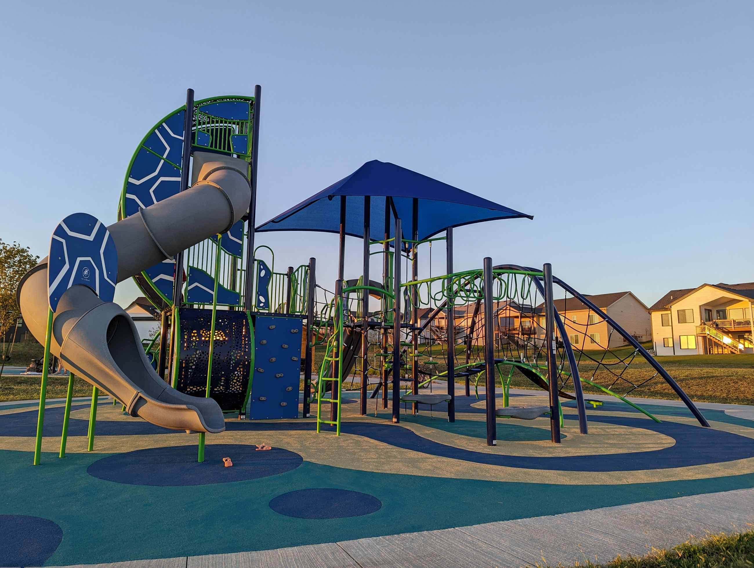 Image of Sugar Creek Park's playground equipment