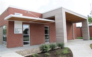 Tables and chairs in Community Center